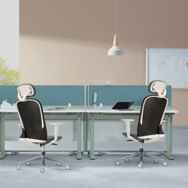 Крісло офісне / поворотне крісло AVEZA PRO сітка / тканина чорна hjh OFFICE