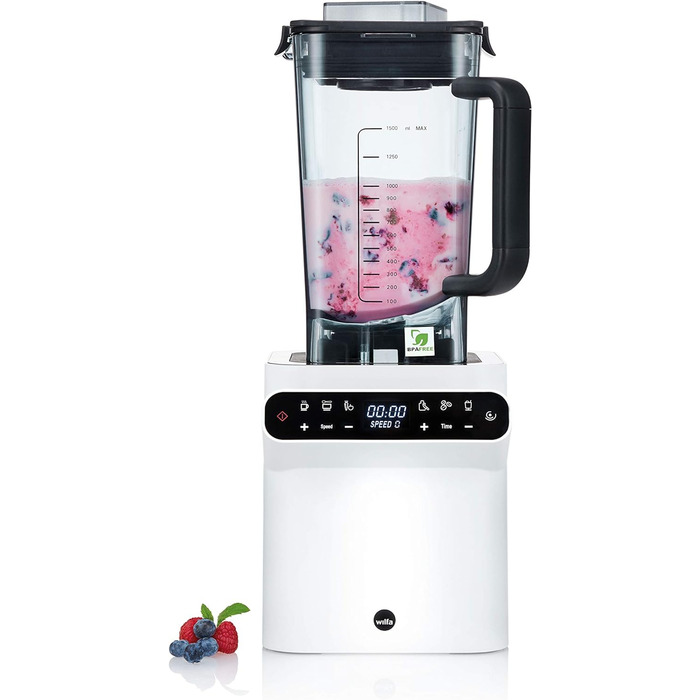 Блендер Wilfa Powerfuel Digital 1680 Вт, 1.5 л, матовий білий