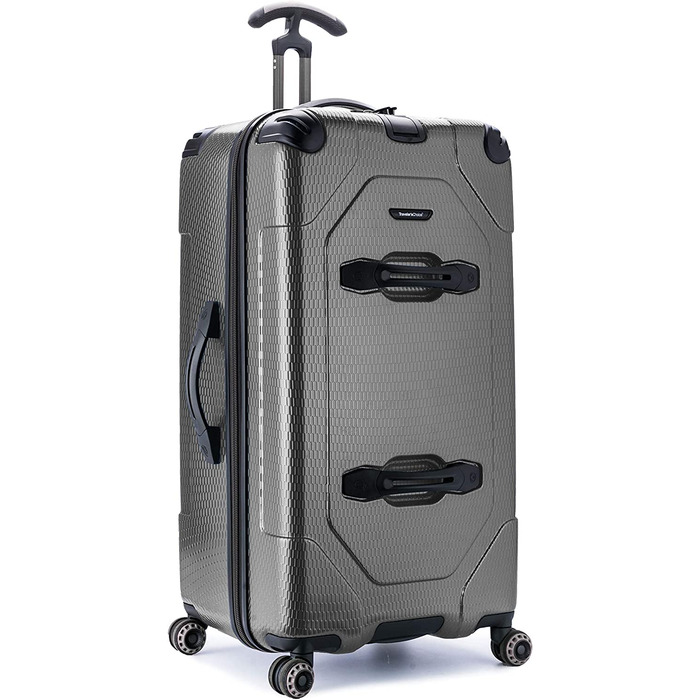 Валіза Trunk Traveler's Choice Maxporter II, 30'', жорсткий корпус із полікарбонату, на спінінгових колесах, сіра