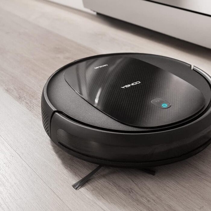 Пылесос робот Cecotec Conga Perfect & Clean Connected Titanium, 2100 Pa, 160 хв, 10 режимів, Jalisco Brush, Чорний