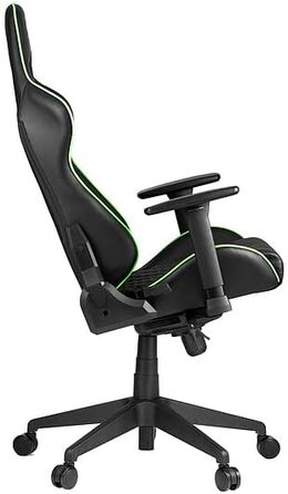 Ігрове крісло Razer TAROK PRO від Zen Gaming, чорне/зелене, з меморі-піною для попереку, подушкою для шиї, 3D-підлокітниками