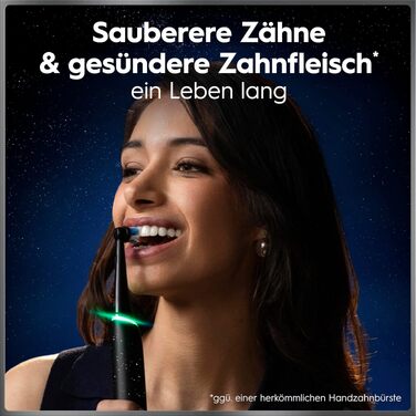 Електрична зубна щітка Oral-B iO Series 10 Cosmic Black, набір з 3 насадками (Probierset)