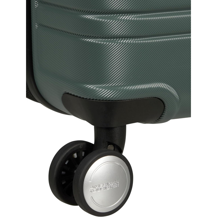 Валіза American Tourister Flashline Spinner L 78 см, 100/109 л, зелена (Dark Forest), жорсткий корпус