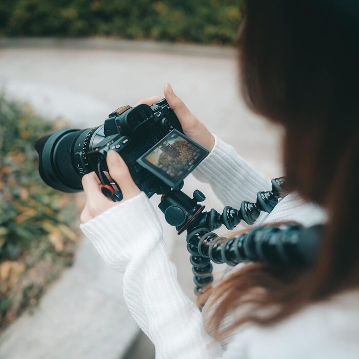 Гнучкий штатив JOBY GorillaPod 5K з кульовою головкою для DSLR, бездзеркальних камер, вантажопідйомність 5 кг, чорний, вироблено в Італії