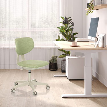 Дитячий письмовий стілець / дитячий стілець KID CLASSIC тканина зелений hjh OFFICE