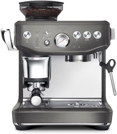 Кавомашина Sage The Barista Express Impress з ручним спінювачем молока, чорна нержавіюча сталь