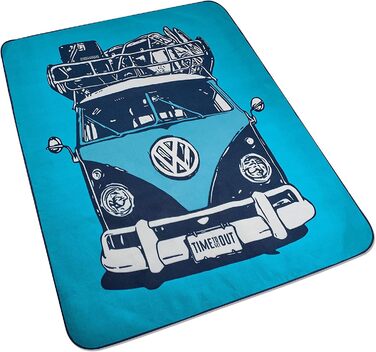 Пікнікова ковдра Volkswagen Bulli Heritage 200x160 см, синя