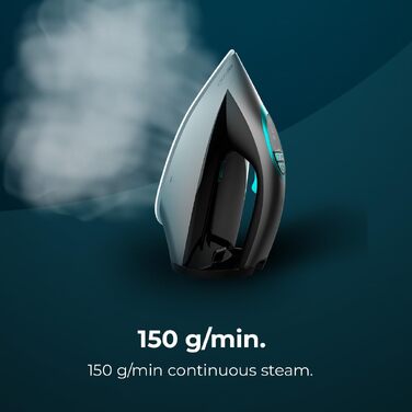 Праска з парогенератором Cecotec IronHero 3200 Essential: 3200 Вт, 8 бар, безперервна подача пари 150 г/хв, паровий удар 420 г/хв, підошва Turbo Slide, автовимкнення, система Cyclo Clean, фільтр від накипу