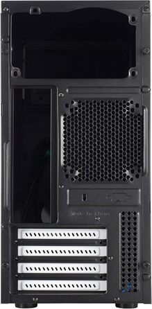 Корпус для ПК Fractal Design Core 1100 чорний, міні-тауер