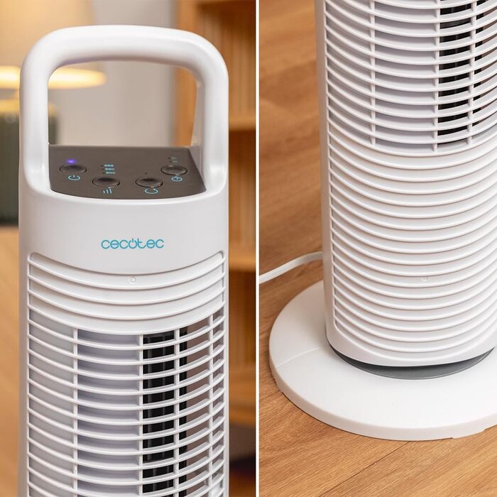 Вентилятор підлоговий Cecotec EnergySilence 790 Skyline 50W 76см з таймером, білий