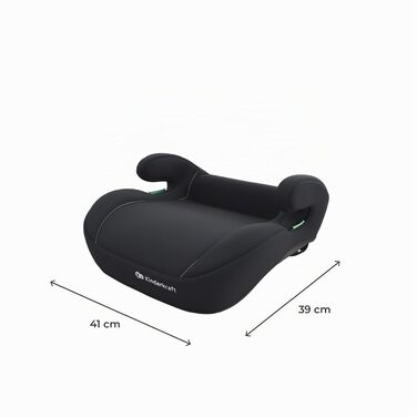 Дитяче автокрісло Kinderkraft I-SPARK 2 PRO (100-150 см), i-Size, 2 в 1, чорне/сіре