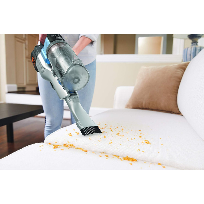 Акумуляторний пилосос 4-в-1 BLACK+DECKER 36В, безмішковий, з електрощіткою, для підлоги та ручний, комплект аксесуарів, модель 2020