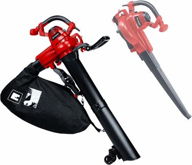 Електричний листозбірник Einhell GC-EL 3000 E з колесами, 3000 Вт, 45 л, Saug-/Blasфункція