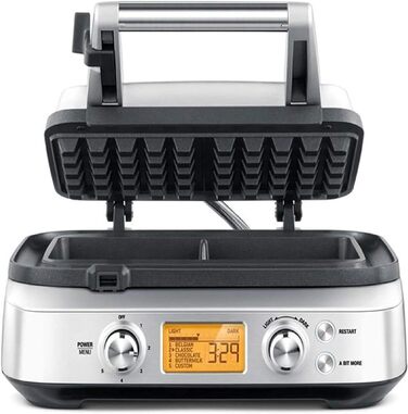 Електрична вафельниця Sage The Smart Waffle Pro з нержавіючої сталі