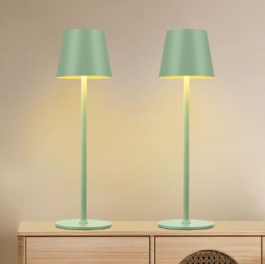 LED-лампа Zoeger 2 шт. на акумуляторі, диммер, USB-C, IP54, для дому та вулиці
