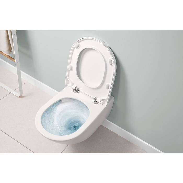 Сидіння для унітазу Villeroy & Boch Subway 3.0, дюропласт, з мікроліфтом, знімне, овальне, біле, глянцеве, оригінальна заміна