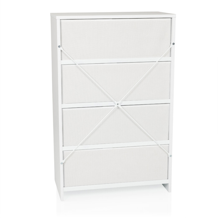 Комод ESTORIA 58x30x91см 4 відділення білий hjh LIVING