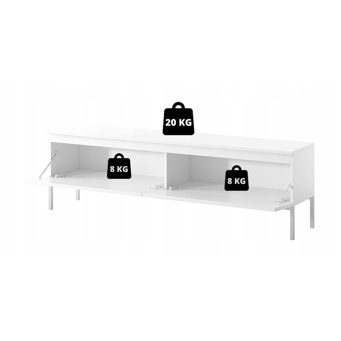ТВ-тумба Bemmi 150 см, темно-зелена — Selsey Design