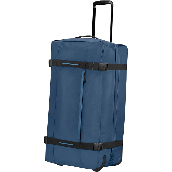 Валіза на 2 колесах American Tourister Urban Track Combat Navy L, 78.5 см, 116 л, синя дорожня сумка
