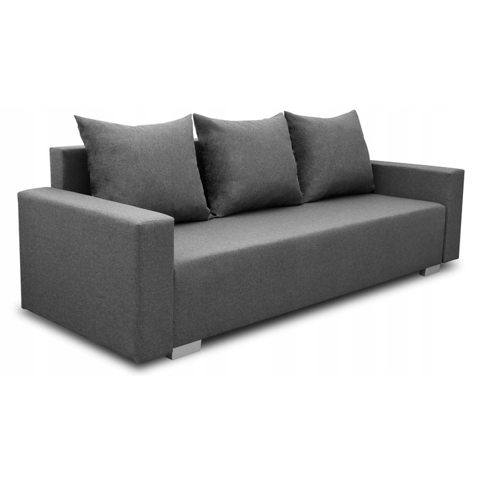 Диван BIRD Meble, 230 x 84 см, оббивка тканина, сірий
