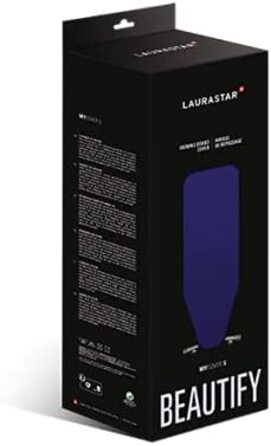 Чохол для прасувальної дошки Laurastar Mycover фіолетовий, унікальний дизайн, 131x55 см, гумка, для систем Laurastar, легка установка, можна прати в машинці