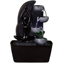 Декоративний внутрішній фонтан Zen Light Kaskade 4 рівня, 25 см
