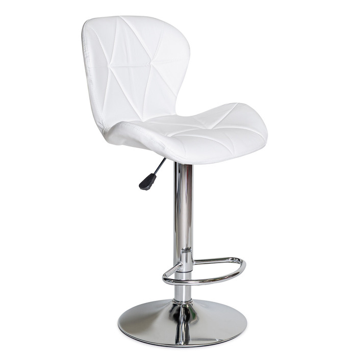 Кресло Hommex Martini White (арт. H-445 White/Сhrome base)