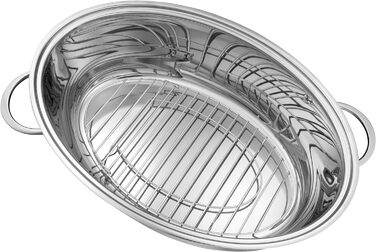 Жаровня з кришкою Zwilling Plus овальна 8,5 л 38х25 см сталь