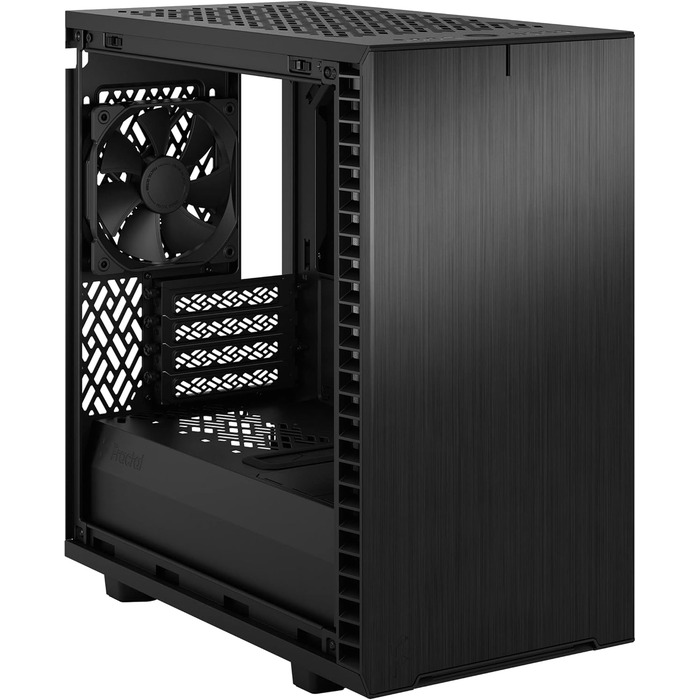 Корпус Fractal Design Define 7 Mini Black, алюміній/сталь, безшумний, Micro ATX, міні-тауер