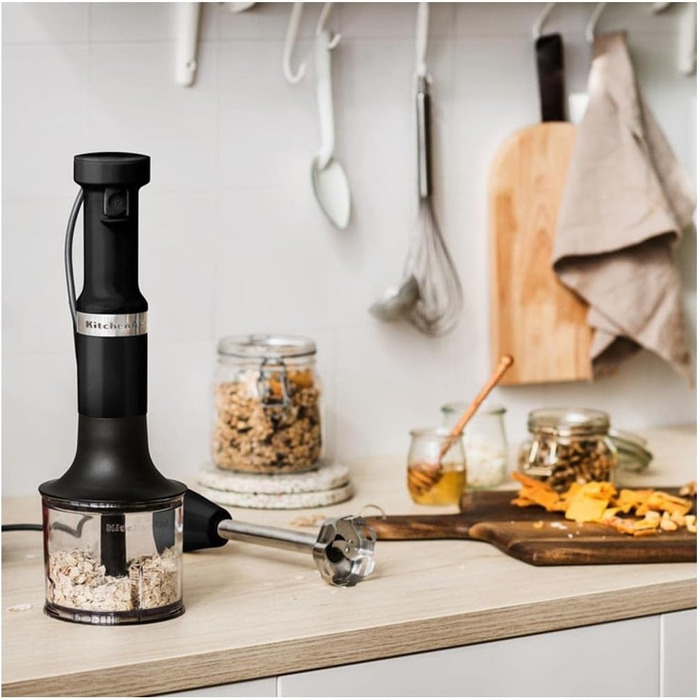 Блендер занурювальний Kitchenaid 5KHBV83EBM, чорний матовий