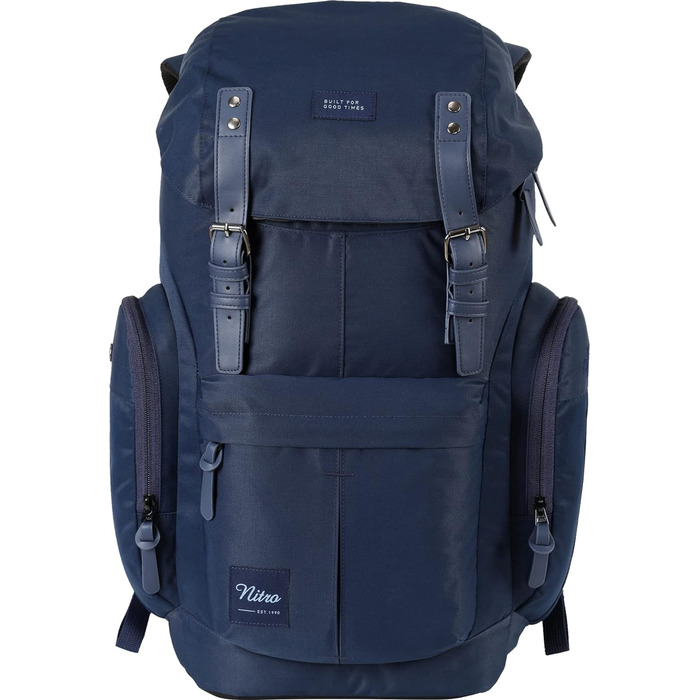 Рюкзак Nitro Daypacker 32 л Night Sky, ретро стиль, м'яке відділення для ноутбука, для школи, міста та подорожей