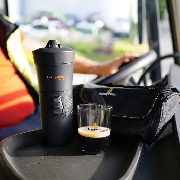 Handpresso Handcoffee Truck 21010: Кавомашина для вантажівок 24V | Сумісна з Senseo Pads