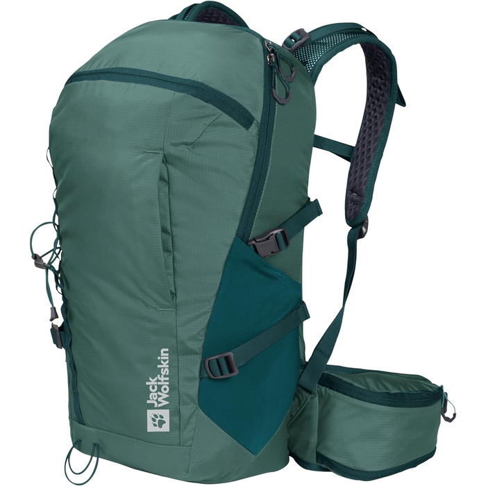 Рюкзак Jack Wolfskin Cyrox Shape 25 S-L унісекс для туризму, нефритово-зелений, універсальний розмір