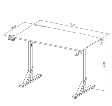 Комп’ютерний стіл GamePro GD210B