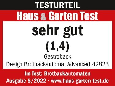 Хлібопіч Gastroback 42823 Design Advanced, 18 програм, нержавіюча сталь, автоматичний дозатор, для 500/750/1000 г, таймер, оглядове вікно, срібляста