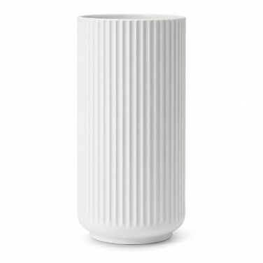 Ваза Lyngby Porcelæn H20.5 см, класичний дизайн, біла кераміка