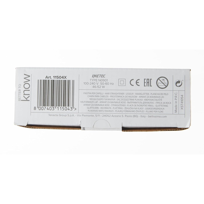 Керамічний випрямляч для волосся Bellissima Creativity B27 100, для випрямлення та створення хвиль, керамічне покриття