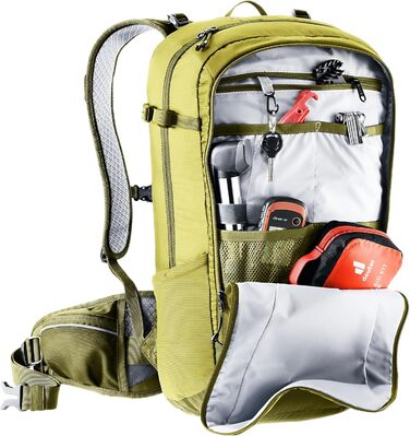 Велосипедний рюкзак Deuter Flyt 20 з протектором, зелений, 20 л