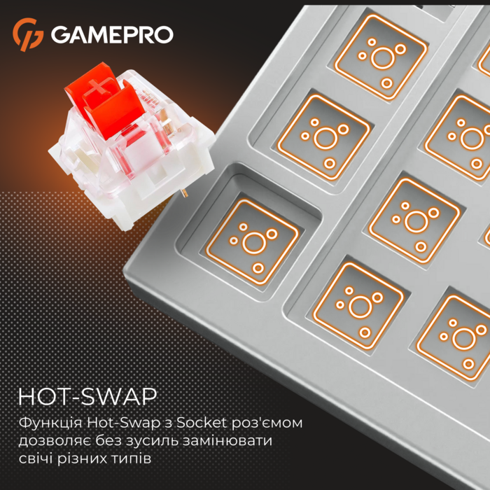 Механічна клавіатура GamePro Genesis Warden (MK160P)