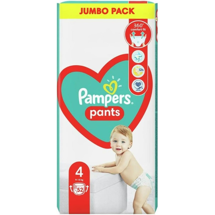 Підгузки-трусики Pampers Pants розмір 5 (12-17 кг), 48 шт, Захист та Комфорт