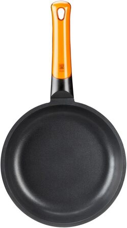 Набір сковорідок BRA Efficient Orange, алюмінієвий, чорний, 3 шт. (20/24/28 см)