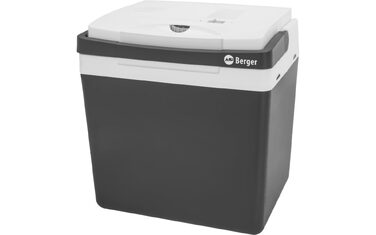 Автомобільний холодильник/термобокс BERGER 30л 12/230V чорний – охолодження та підігрів для авто, кемпінгу