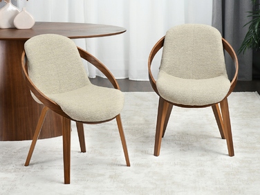 Стілець Mebel-Partner, тканина, бежевий, 1 шт.