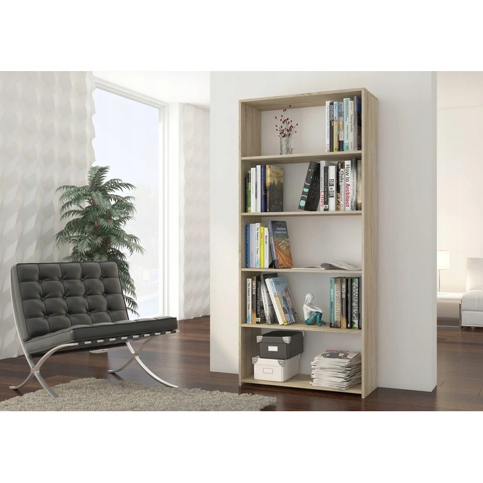 Стелаж Framire 80 x 180 x 30 см, дуб сонома