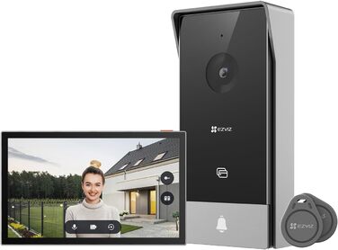 EZVIZ HP5 Wi-Fi відеодомофон з камерою, водостійкий дзвінок, двосторонній аудіозв'язок, 7