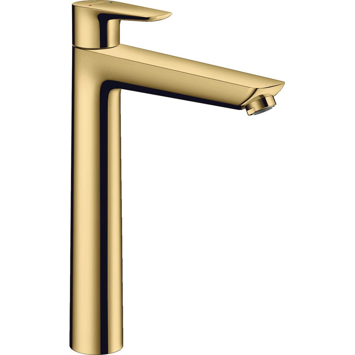 Змішувач для ванної кімнати Hansgrohe Talis E з витяжною висотою 110 мм (золотий колір), економія води (EcoSmart)