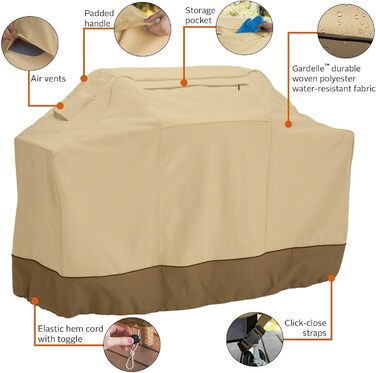 Водонепроникний чохол Classic Accessories Veranda для середнього грилю, захисна покривало 132x60x111 см, гарантія 3 роки
