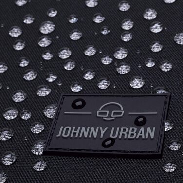 Рюкзак Johnny Urban Allen Large чорний, роллтоп для чоловіків і жінок, водостійкий, з відділенням для ноутбука і взуття, міський для велосипеда, роботи, університету