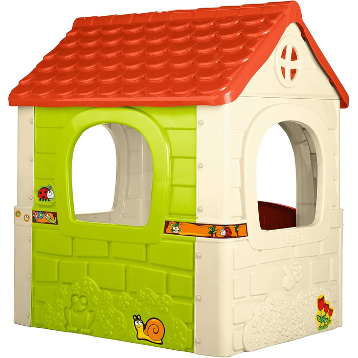 Дитячий будиночок Feber Fantasy House FAMOSA (FEH17000) для ігор вдома та на вулиці, багатокольоровий, з дверцятами, 2-6 років