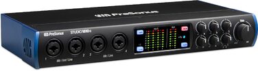 Аудіоінтерфейс PreSonus Studio 24c USB-C для запису, стрімінгу та подкастингу з програмним пакетом Studio One Artist та Ableton Live Lite